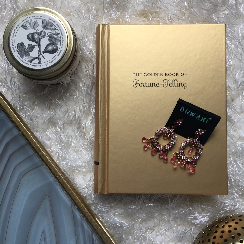 Pink & Gold Earrings